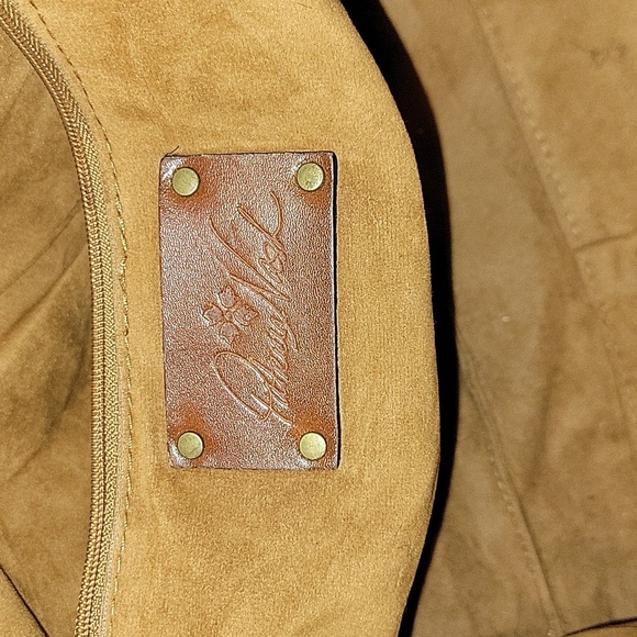 Patricia Nash Talloria Tooled Brown Leather Tote Shoulder Bag Handbag Purse - Picture 12 of 12